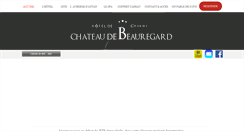 Desktop Screenshot of chateaubeauregard.net